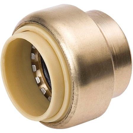 Proline 1/2 In. Brass Push Fit Cap 6633-003
